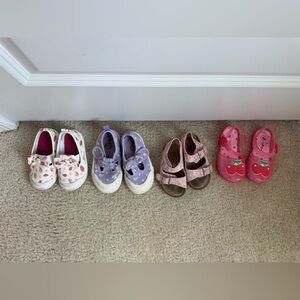 Girls' Mixed Pink & Purple Casual Shoes Collection